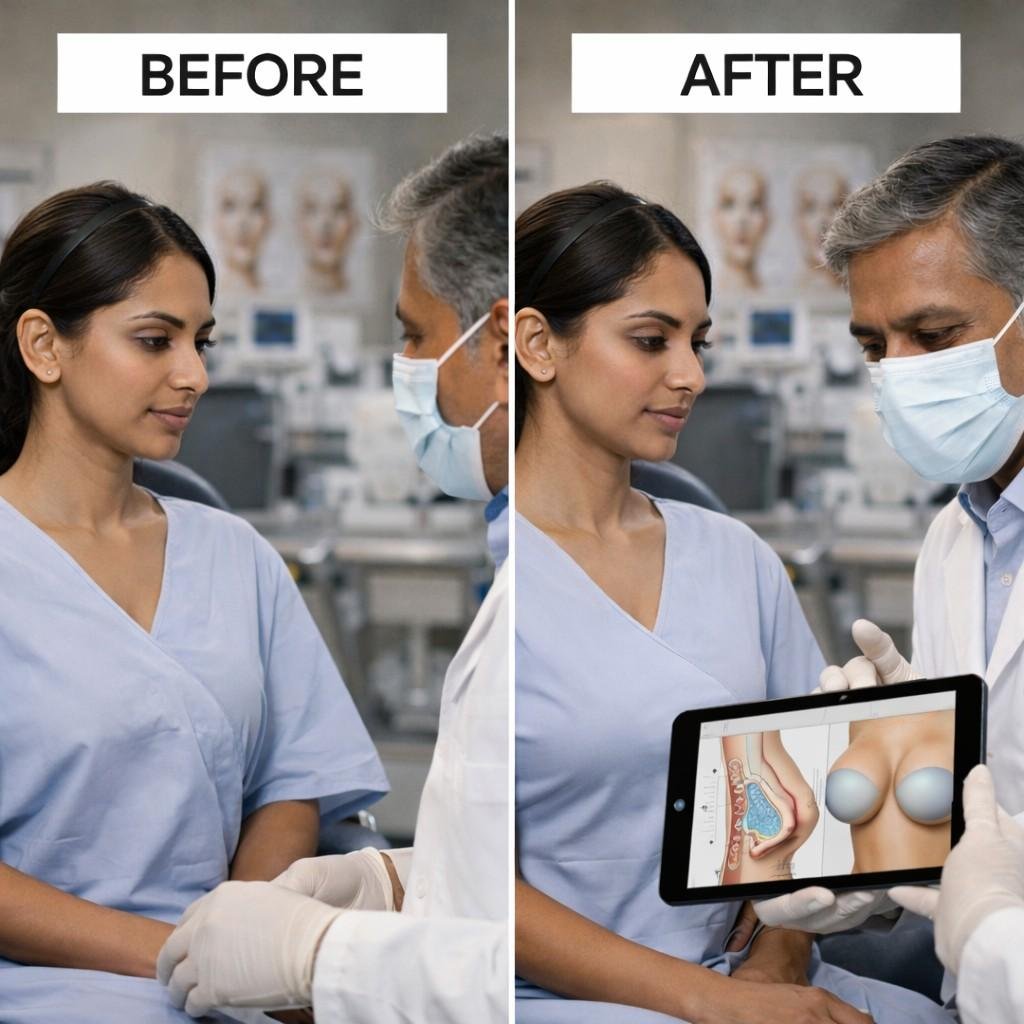 Breast implant surgery in Pimple Saudagar