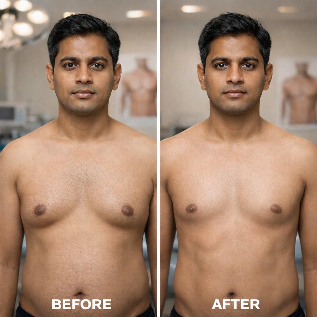 Gynecomastia surgery in Pimple Saudagar